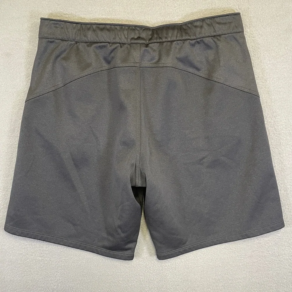 The North Face Athletic Shorts Mens Large Gray Fleece Drawstring Activewear